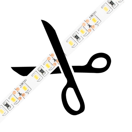 Taśma LED Pasek 12V 48W 600LED 2835 Neutralna 8mm 5m