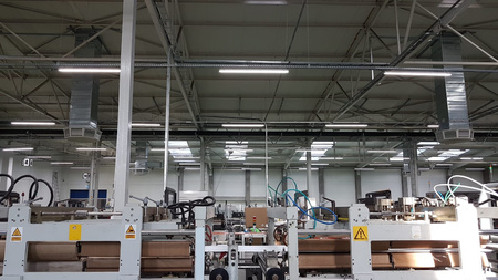 Oprawa Liniowa Hermetyczna LED 45W 6062lm 4000K Neutralna IP65 IK08 Chrom HPL2 Pro Kobi