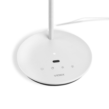 Lampka Biurkowa LED 20W 1450lm 4100K Neutralna CRI98 Biała Ściemnialna Videx