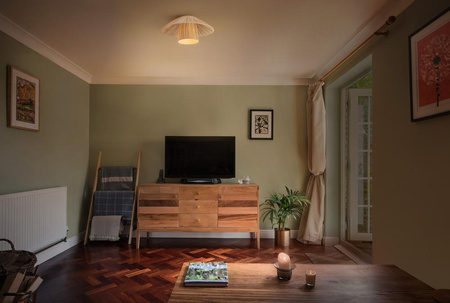 Lampa Sufitowa Dekoracyjna E27 Bambus Brązowy Decor Ledvance