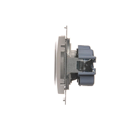 Gniazdko Pojedyncze Wtyczkowe do Ramek z Uziemieniem Bolcem Białe DGZ1CZ.01/11 KONTAKT SIMON