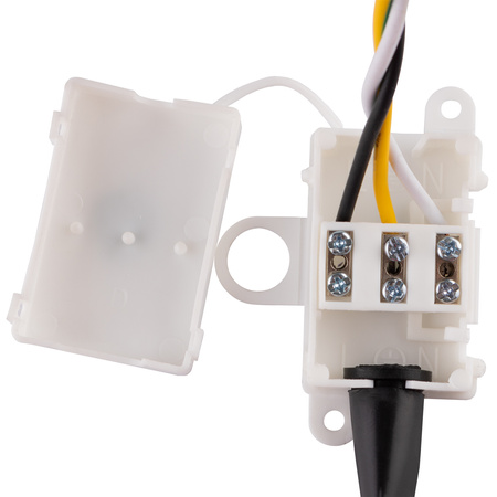 Kinkiet Ogrodowy Elewacyjny Zewnętrzny E27 LATARNIA do DOŁU Czarna BELLIS LUMILED