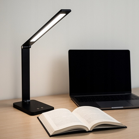 Lampka Biurkowa Nocna LED 7W 2700K-6000K CCT USB Ściemnialna Dotykowa