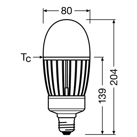 Żarówka LED HQL E40 41W = 125W 5400lm 2700K Ciepła Biała LEDVANCE