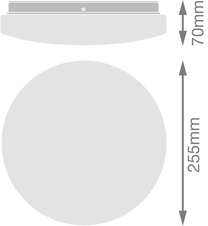 Lampa Zewnętrzna Sufitowa i Ścienna Kinkiet Elewacyjny LED 18W 1350lm 3000K IP44 Biały Essential Ledvance
