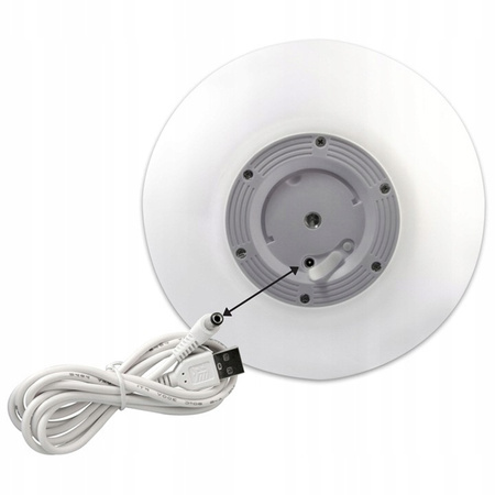 Lampa Ogrodowa LED Solarna Wbijana Kula RGB 30 cm