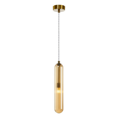 Lampa Wisząca Sufitowa PAX Złota 1xG9 Milagro