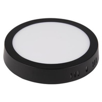 Plafon natynkowy Panel LED 12W 4000K Czarny okrągły Proma LVT