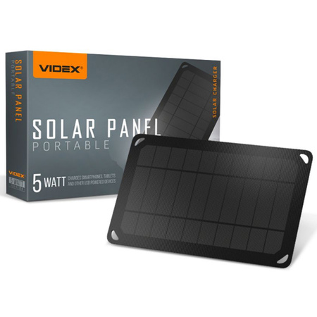 Przenośna Ładowarka Solarna Kabel USB 3w1 100cm 5W IP68 VIDEX