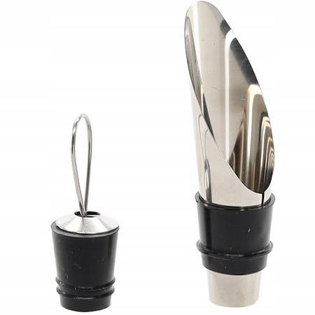 Komplet Akcesoriów do Wina w Kształcie Butelki Zestaw Prezentowy