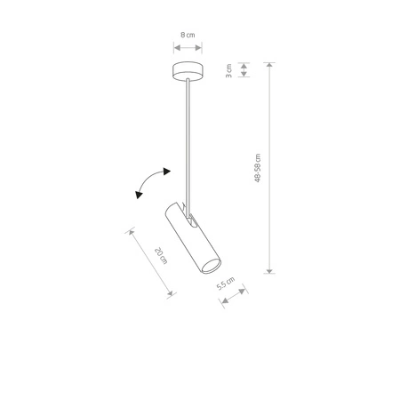 Lampa Sufitowa Oprawa Natynkowa Reflektor Punktowa SPOT GU10 Biała Nowoczesna EYE SUPER A 6488 Nowodvorski
