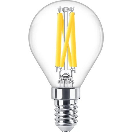 Żarówka LED Kulka E14 P45 5.9W = 60W 806lm 2700 Ciepła Filament PHILIPS  Ściemnialna