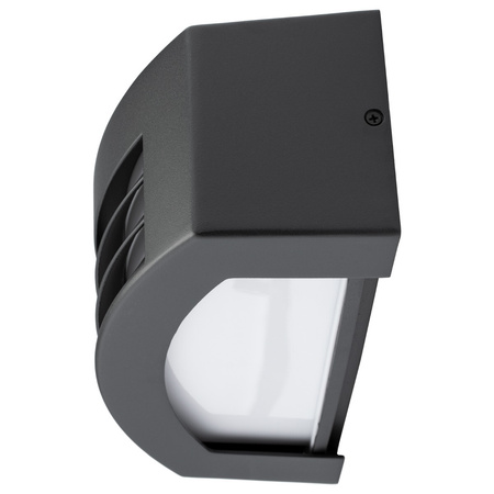 Kinkiet Ogrodowy Elewacyjny Lampa Zewnętrzna E27 Ciemnoszara IP54