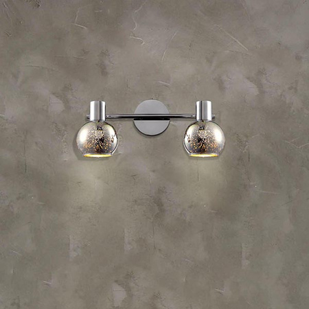 Podwójna lampa ścienna kinkiet K-8003-2G z serii GALAXY I 2xE14 Kaja