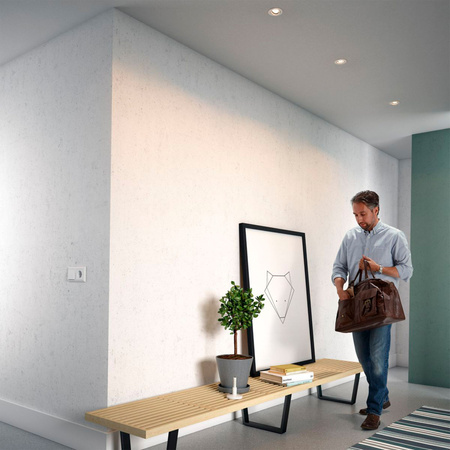 3x Oprawa Podtynkowa Wpuszczana GU10 Biała Enneper Philips