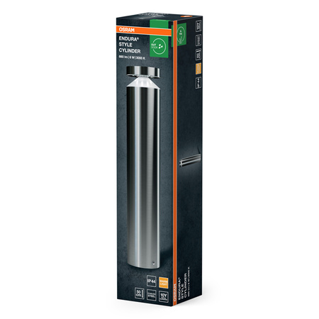 Lampa Ogrodowa Słupek Zewnętrzny Stojący LED 6W 360lm 3000K Ciepła Aluminium IP44 Endura Osram