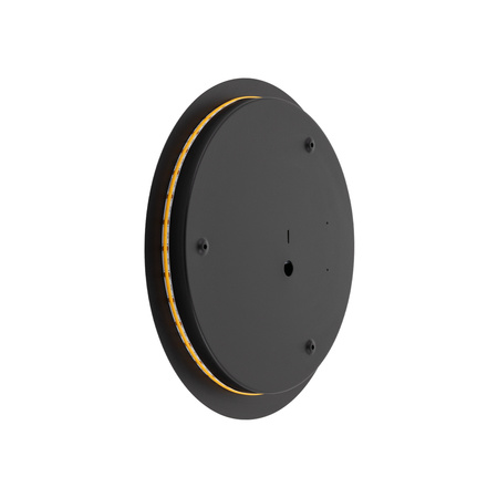 Kinkiet Ścienny Lampa Natynkowa LED 13W 160lm 3000K Ciepła Czarna RING LED L 7636 Nowodvorski