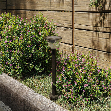 Lampka Solarna Ogrodowa Wbijana 3.8W 400lm 2700K Ciepła IP44 Czarny z Czujnikiem Ruchu Kyna Philips