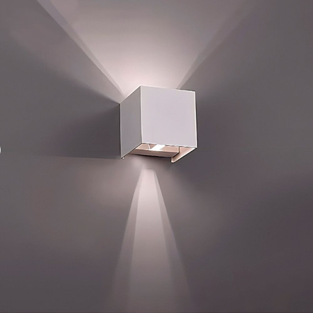 Kinkiet Ogrodowy Lampa Elewacyjna Zewnętrzna LED 6W 580lm 2700k Ciepła Biała ERIC Videx