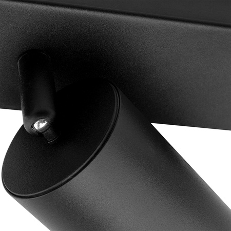 Lampa Sufitowa Reflektor LED Spot 3x GU10 IP44 ADERO Czarna Lumiled