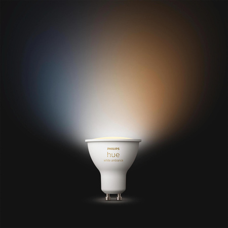 Żarówka LED GU10 Reflektor 4.2W = 50W 400lm 2200-6500K CCT SMART Inteligentna Bluetooth ZigBee White Ambiance Philips HUE