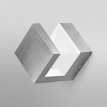 Lampa Ogrodowa Zewnętrzna Kinkiet Elewacyjny LED 9W 600lm 3000K IP44 Srebrny Endura Ledvance