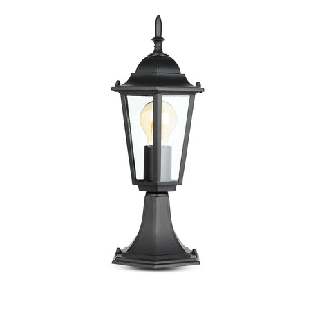 Lampa Ogrodowa Słupek E27 IP44 30CM Czarny mat VT-753 V-TAC