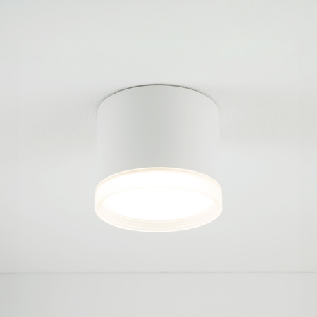 Oprawa Natynkowa Sufitowa GX53 SPOT TUBA Biała SILBA 10476 Nowodvorski