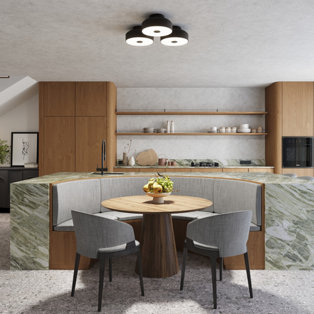 Plafon LED Lampa Sufitowa 4x E27 Czarna OMIQ Crimson SL.1678 Sollux