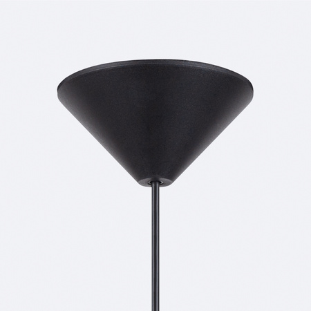 Lampa Sufitowa Wisząca Zwis E27 Geometryczna Czarna Skandynawska Zuma Sollux