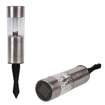 Lampa solarna ogrodowa LED wbijana czujnik zmierzchu