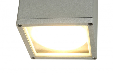 Lampa Ogrodowa Zewnętrzna Elewacyjna KINKIET LED Adela 8002 AL E27 Su-Ma