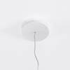 Lampa Sufitowa LED Wisząca RIO 30W 3000K Żyrandol Okrągła 55cm Biała SOLLUX