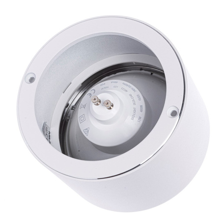 Oprawa Natynkowa Halogenowa REDONDO Biała 1xAR111 GU10 Spot Milagro