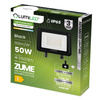 Naświetlacz z Czujnikiem Ruchu LED ZUME 50W 5500lm 4000K IP65 Czarny Advanced Lighting Series LUMILED