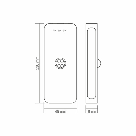 Lampa Akumulatorowa z Czujnikiem Ruchu Magnetyczna CCT VL-NL053W-S Videx