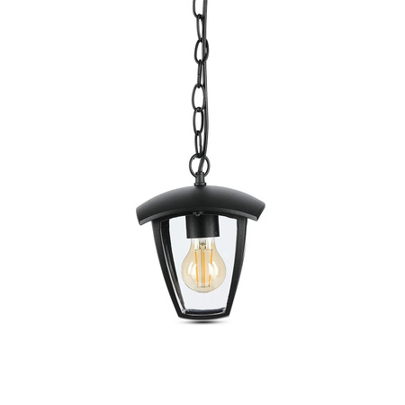 Lampa Ogrodowa Wisząca E27 Na łańcuchu Czarny VT-735 V-TAC