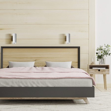 Kinkiet Ścienny Lampa Elewacyjna Zewnętrzna GU10 Biały IP44 TURYN Sanico Goldlux