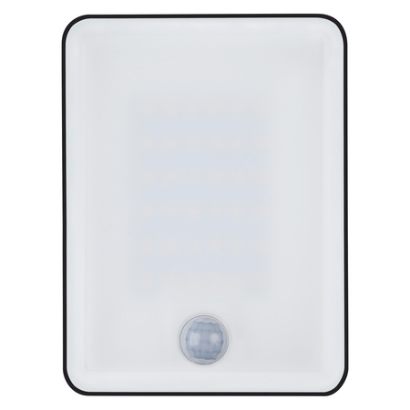 Naświetlacz LED Reflektor Zewnętrzny Lampa LED z Czujnikiem Ruchu i Zmierzchu 20W 4000K Neutralna Czarny Floodlight Osram