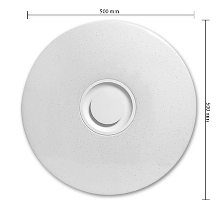 PLAFON LED 50cm lampa sufitowa okrągła RGBW 3000K-6500K + pilot GŁOŚNIK BLUETOOTH