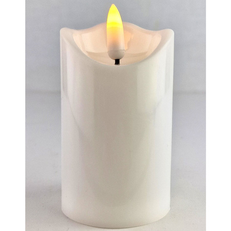 Wkład Elektryczny LED Świeca Znicz Efekt Płomienia 9,5 cm