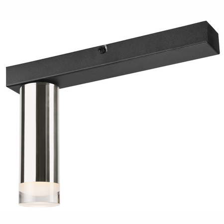 Lampa Sufitowa DIEGO E27 Czarna Chrom LM-1.124/A Lamkur