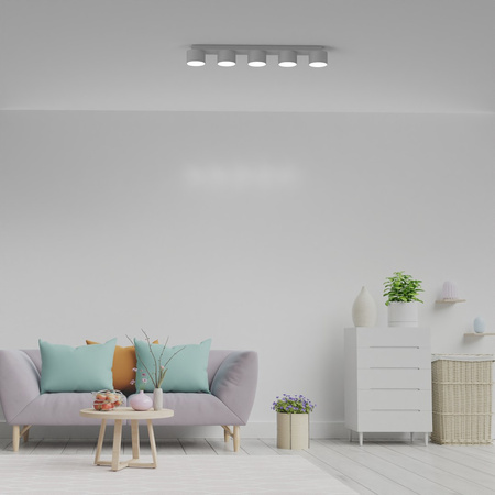 Lampa Sufitowa DIXIE Biała 5xGX53 Milagro