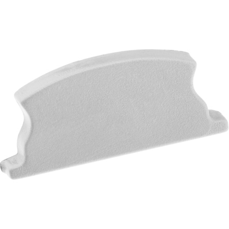 Profil Aluminiowy Anodowany do LED KM24 Srebrny Natynkowy 2m + Przesłona mleczna + Zaślepki