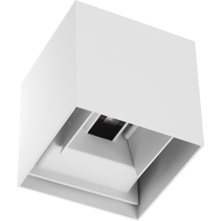 Kinkiet Ogrodowy Elewacyjny LED 2x4W 3000K Regulowany góra dół Biały RIKO KOBI