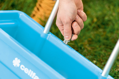Siewnik Uniwersalny do Nasion Trawy, Nawozów, Rozsiewacz na Kołach CELLFAST