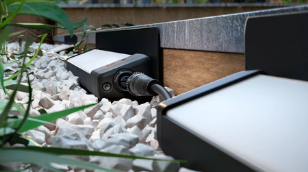 Lampa Ogrodowa Liniowa Zewnętrzna LED 20.5W 1420lm 80cm IP65 White and Color Ambiance RGB + TW Czarna Inteligentna SMART Zigbee Bluetooth Amarant Philips HUE