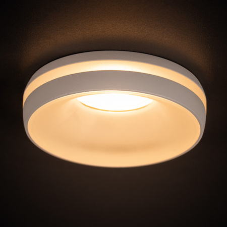 Oprawa sufitowa podtynkowa ELICEO-DSO GU10/GU5.3 Okrągła Biała KANLUX