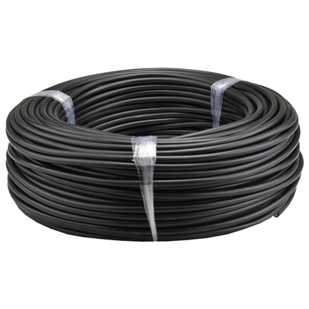 Przewód Kabel OW H05RR-F 300/500V 2x1,5mm Czarny 1m ELEKTROKABEL