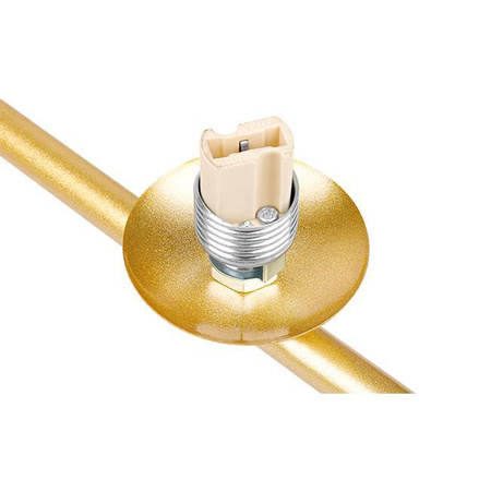 Żyrandol Lampa Oprawa Wisząca Sufitowa Dekoracyjny 6x G9 Złoty Bali Masterled